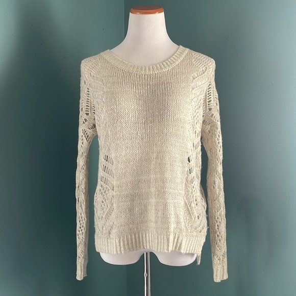 Staring at stars Cream Sweater from anthropology - Picture 2 of 8